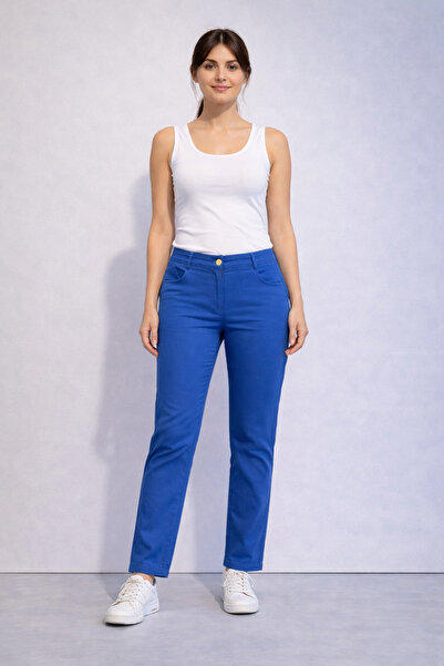 GARNİ Top Pocket Carrot Leg Cotton Trousers