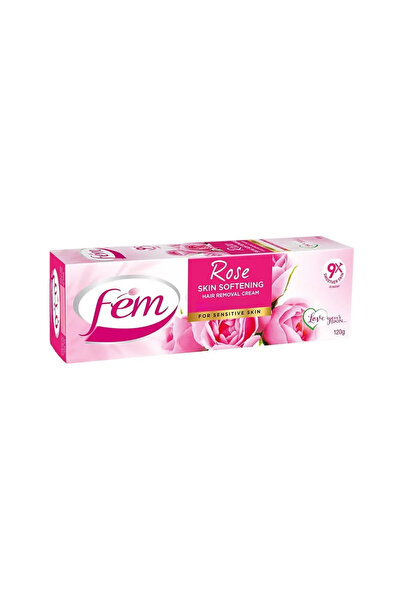 Fem Skin Softening Rose Hair Removal Cream 120g --- فيم كريم الورد لازالة الشعر
