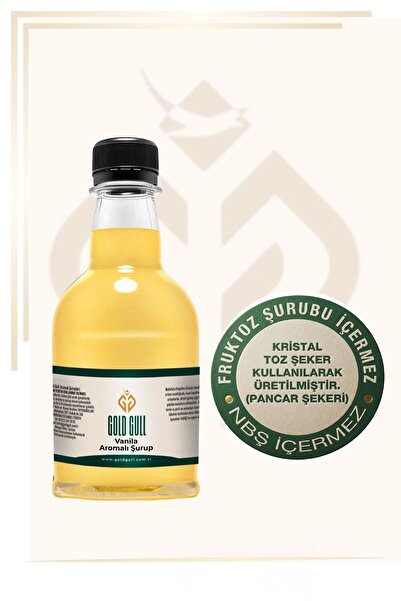 gold gull Vanilya Aromalı Kahve Ve Meyve Şurubu 300 Ml.