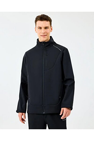 SKECHERS سترة M سوفتشيل الأساسية S2520132 معطف رجالي أسود