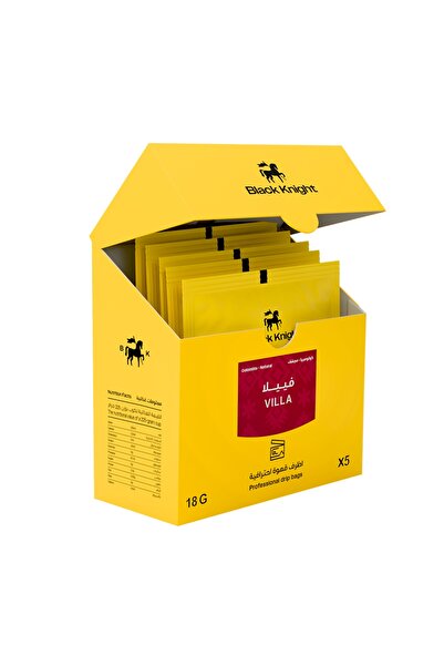 Black Knight بلاك نايت أظرف التقطير فييلا كولومبيا مجففة 5 أظرف