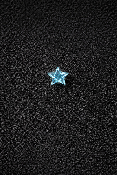 ömay takı Zirkon Yıldız Aqua316l Cerrahi Çelik Labret Piercing