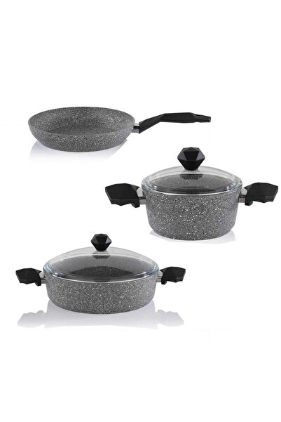 Schafer Granit 24 CM Karnıyarık Tava ve Derin Tencere