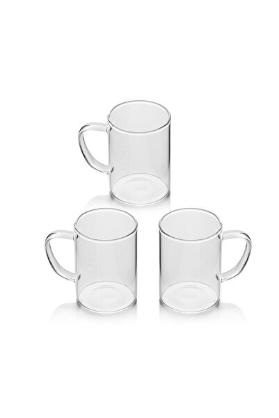 By Hanedan كوب تيرميسيل زجاجي مقاوم للحريق 6 قطع