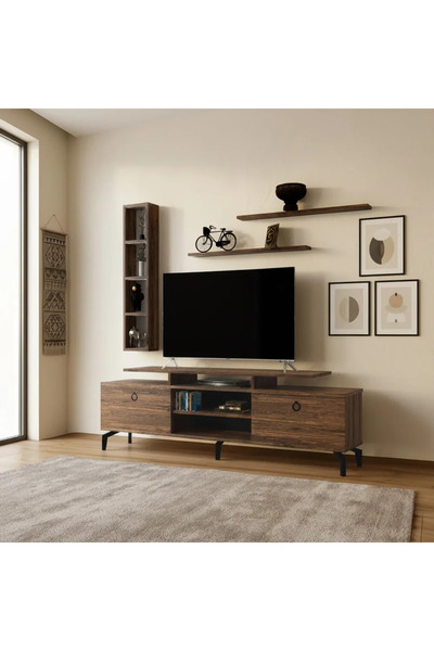 Stylish Home Brown TV Stand - TV04
