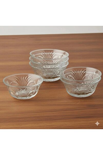 Dania Glass yogurt set for sweets and nuts, 6 pieces, transparent, 14*7 cm