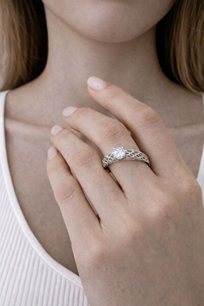 BY YASİN TOPÇU 💍 ✨   خاتم فضي حديث من الحجر - مقاس 18 ✨ 💍