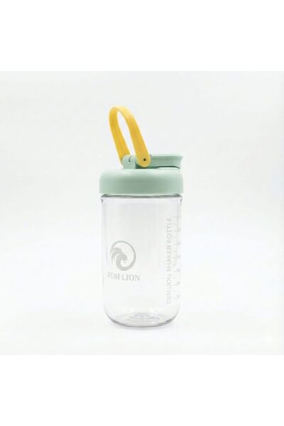 DESI LION زجاجة خلط البروتين 750 مل - تريتان قوي، خالية من مادة BPA، مانعة لل...