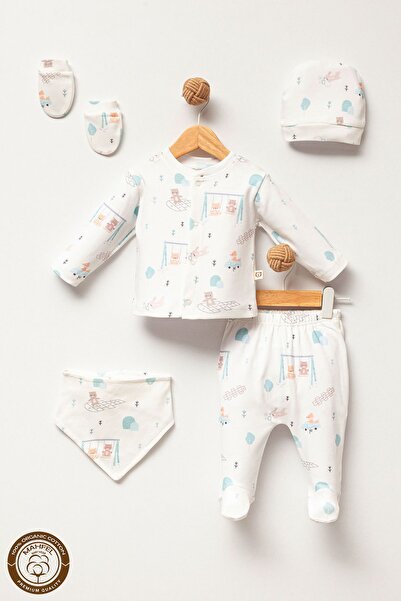 MAHFEL Seksek Oyunu 5'li Yenidoğan Bebek Hastane Çıkış Seti