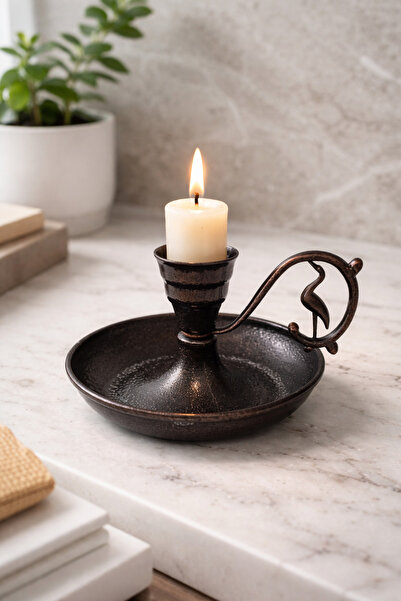 COHO Şamdan Mumluk ( Metal)