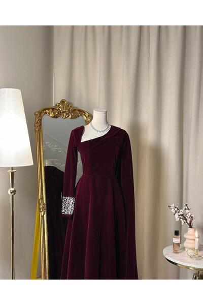 vanus fashion فستان سهرة طويل 5255