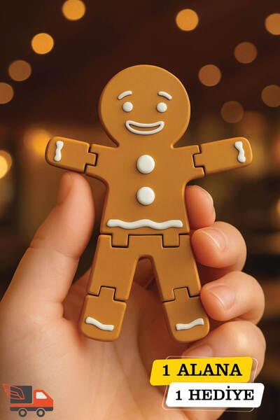 expres hediye Kurabiye Adam Buzdolabı Magneti - Kurabiye Adam Gıngerbread Mag...
