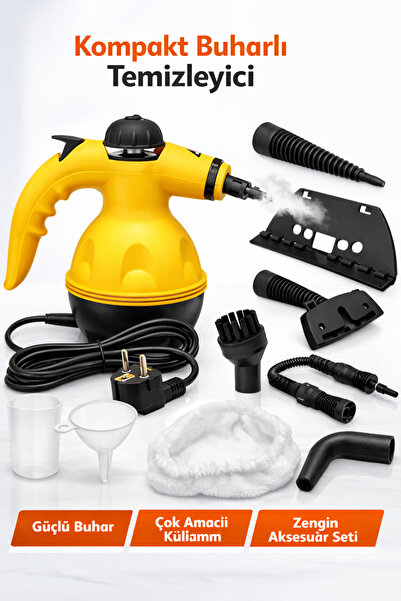 Realindirim Steam Cleaner Basınçlı Buharlı El Tipi Temizlik Makinesi Antibakt...