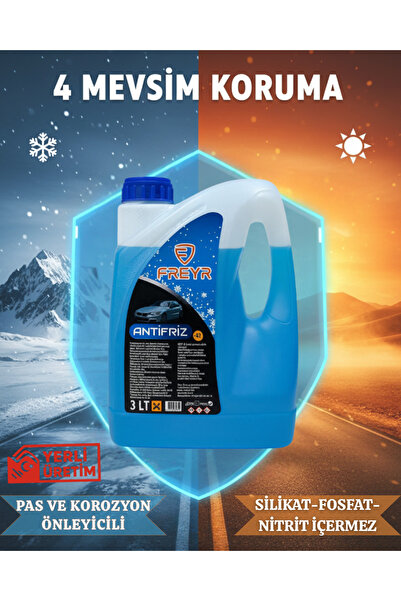 FREYR Süper mavi antifiriz 3lt 4 mevsim koruma