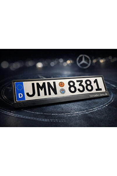 MERCEDES Modellere uyumlu Kagenn Premium Almanya servis plakalığı. (Ön-arka t...