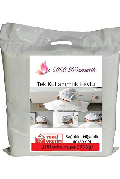 BB Tek Kullanımlık Havlu 100 Adet VEYA 1300 GR (40x80)