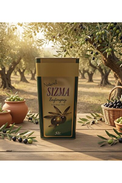 NATUREL 5Lt Soğuk Sıkım Sızma Zeytin Yağı