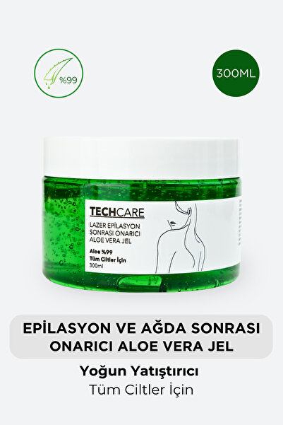 Tech Care ALOE VERA JEL - EPİLASYON VE AĞDA SONRASI YOĞUN ONARICI BAKIM 300ML