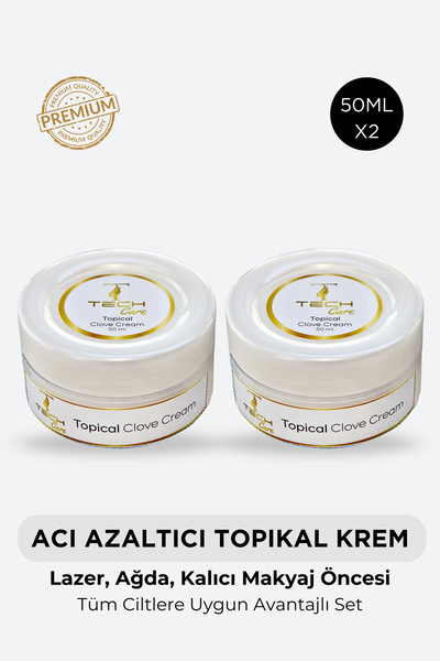 Tech Care 2’li Acı Azaltıcı Anestezi Topikal Krem Lazer Epilasyon Ağda Dolgu ...