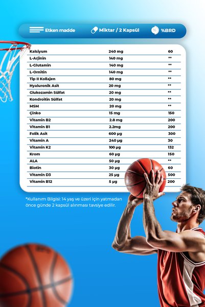 inMAX Tall (Erkek & Kiz - Girls & Boys) Support Supplement.