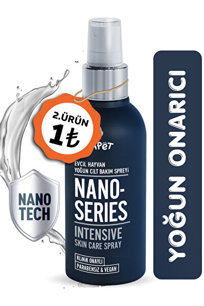 Metapet Kediler Için Nano Bakımı Spreyi, Yara Göz Kulak Temizleme Solüsyonu Ü...