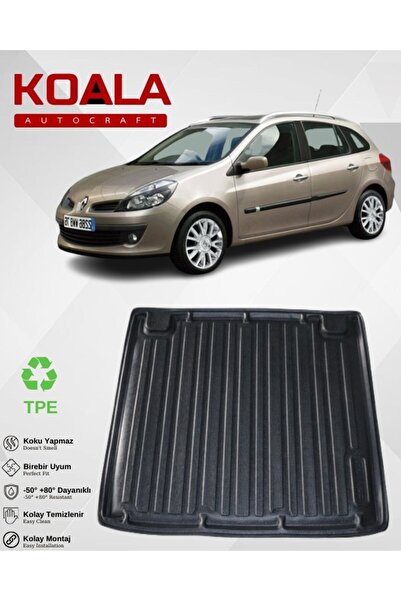 KoalaOtoTekstil Renault Clio Grand Tour (2008-2012) 3d Bagaj Havuzu