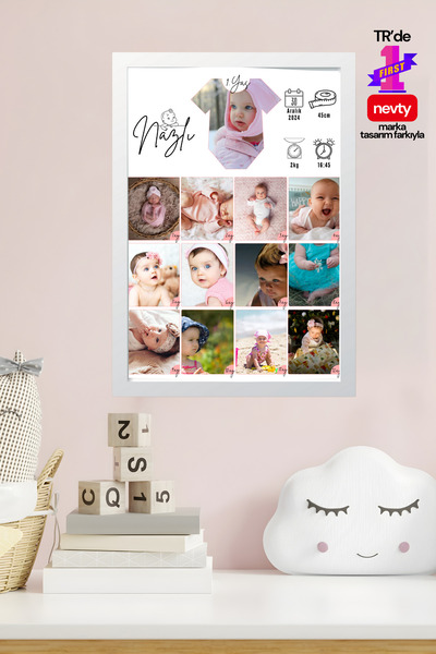 nevty a new world Kişiye Özel 1 Yaş Gelişim Tablosu – 13 Fotoğraflı Bebek Pos...
