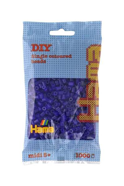 Hama Μίντι Χάντζες 1000 τμχ - Διαφανές Μωβ