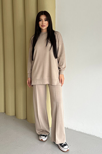 adba style Γυναικείο Modal Βαμβακερό Χτενισμένο Oversize Hijab Σετ 4028