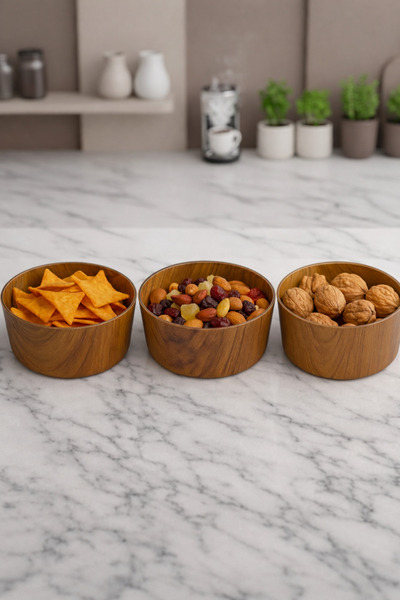 CASTEROLİ 3'lü 18 CM Yuvarlak Kase