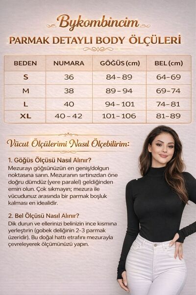bykombincim %100 VİSKON KUMAŞ Kadın Parmak Detaylı Body 3'LÜ SİYAH-KAHVE-LACİ KOMBİN her gün farklı tarz