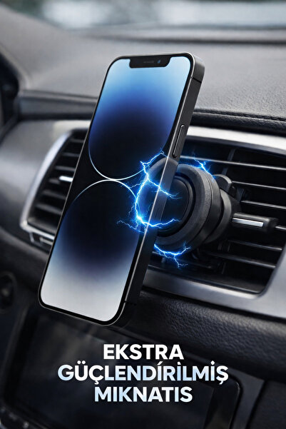 TEKNOAS İLETİŞİM Manyetik Araç İçi Telefon Tutucu–Havalandırma Izgarasına Tak...