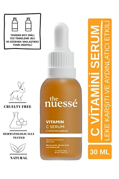 The Nuessé C Vitamini Serum, Leke Karşıtı ve Aydınlatıcı Etkili, Niacinamide,...
