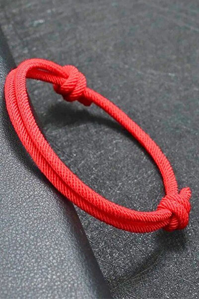 Crc Bijuteri Kırmızı Ip Bileklik - Şıklığınıza Şans Katın!