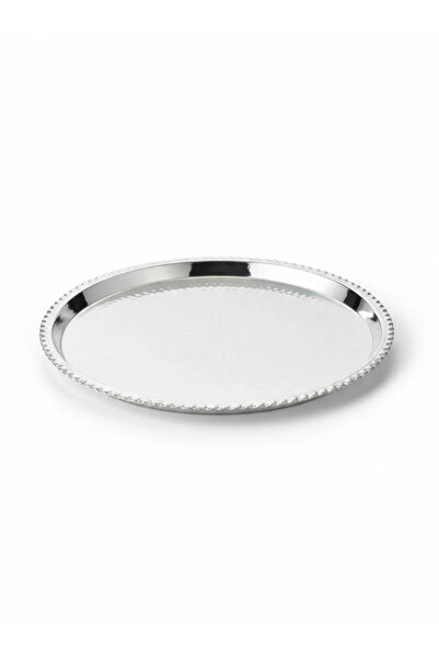 modabakir Bakır Künefe Tepsi, Bakır Sunum Servis Tepsisi 34 cm