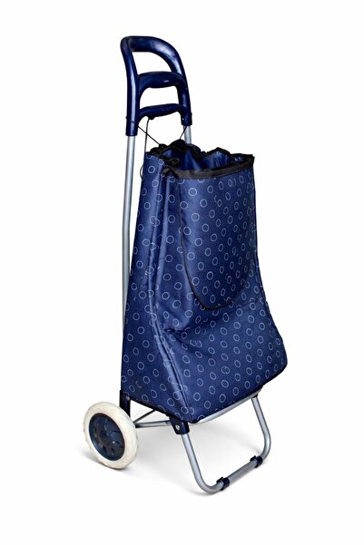 WDA Foldable Shopping Trolley Cart with Wheels – Lightweight Grocery Bag Carr...