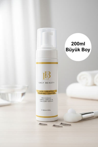 Easy Beauty Ipek Kirpik Köpüğü 200ml Kaş Temizleme Köpüğü Uygulama Öncesi ve ...