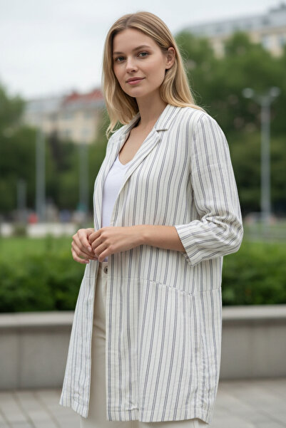 Vero Moda Jachetă albă Village Kimono