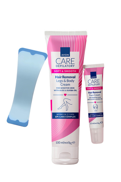 AVON Work Vücut ve Yüz için Tüy Dökücü Krem Paketi