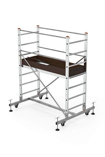 ASVERA Elmas Serisi - 2 Metre Tekerlekli Çok Amaçlı Alüminyum Çalışma Platfor...