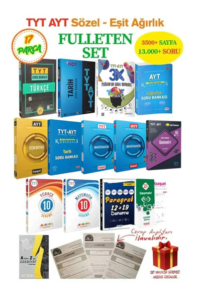 Başat Yayınları Tyt-ayt Ea-sözel Set 13000 Soru