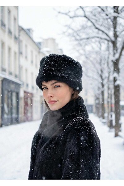 LAGRANZE قبعة دلو نسائية من القطيفة