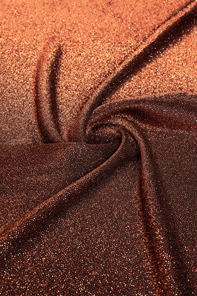 Kumaş Deposu Πλεκτό ύφασμα Brayt Glitter Tan