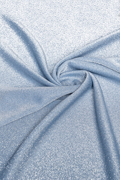 Kumaş Deposu Țesătură Brayt Simli Indigo Ö din material subțire