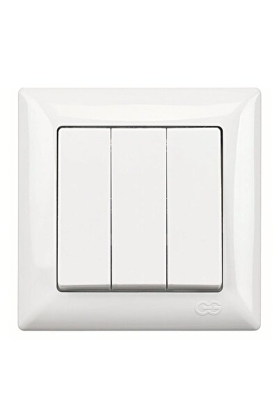 Genel Markalar Günsan Visage Beyaz Üçlü Anahtar