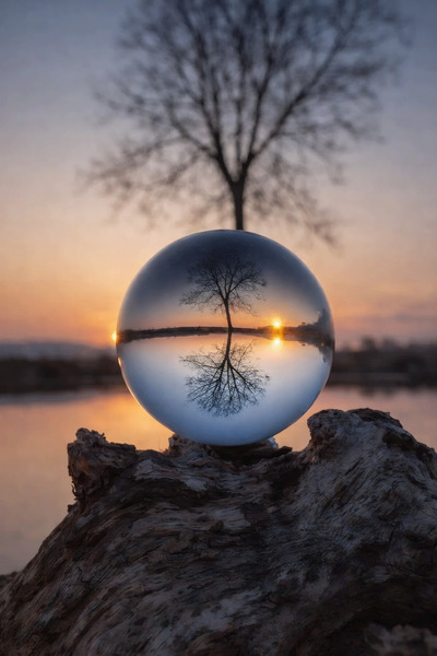 CAM Fotoğrafçılık Küresi 80 mm, %100 Kristal Küre