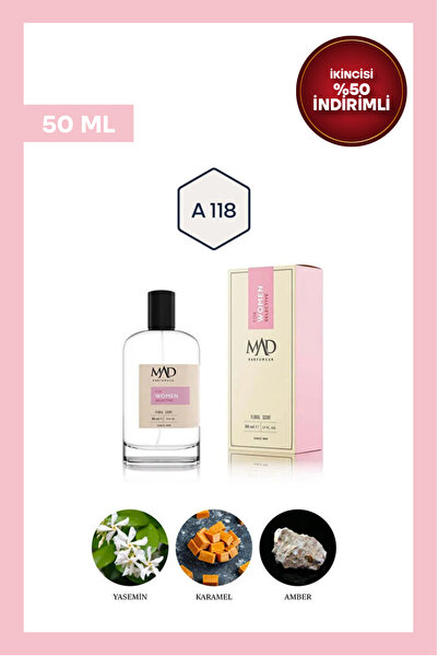 Mad Parfüm Mad A118 Selective 50 ml Kadın Parfüm | Çiçeksi & Fresh Notalar