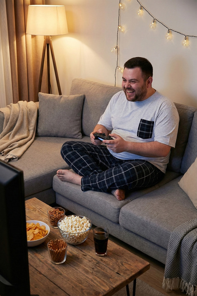 Buratti Βαμβακερή κανονική εφαρμογή Σετ πιτζάμες μεγάλου μεγέθους Ανδρικά Σετ...