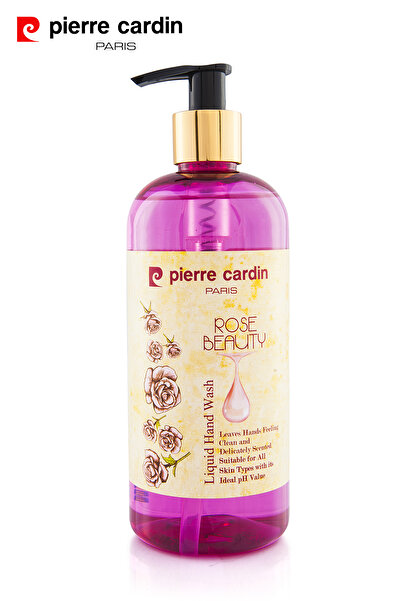 Pierre Cardin صابون سائل مرطب لليدين بخلاصة الورد وفيتامين E - 400 مل