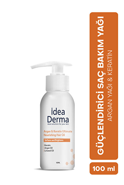 İdea Derma Argan ve Keratin Besleyici Saç Bakım Yağı 100 ml